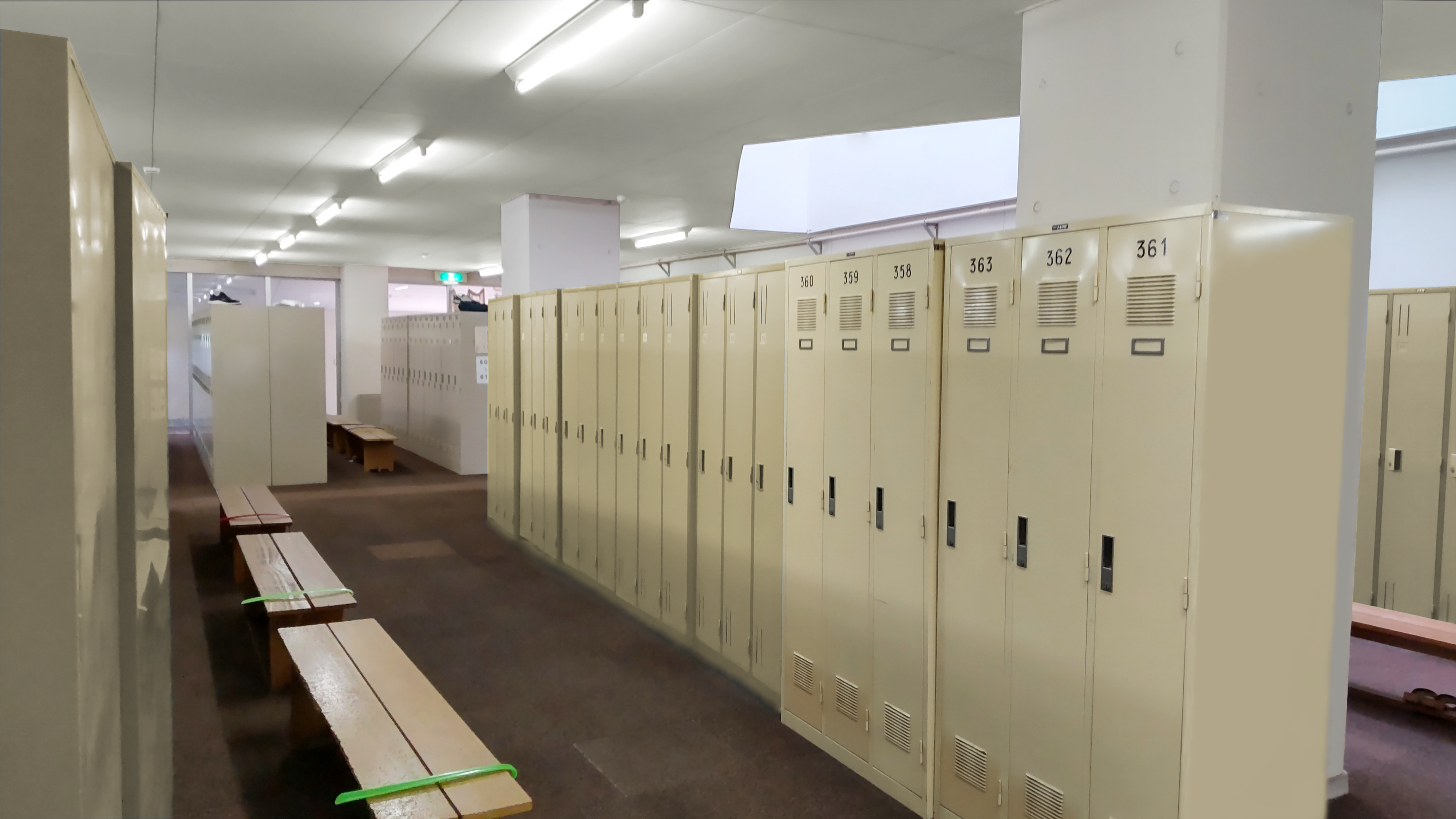 埼玉県秩父市の東都秩父カントリー倶楽部 ゴルフ場 ロッカー室