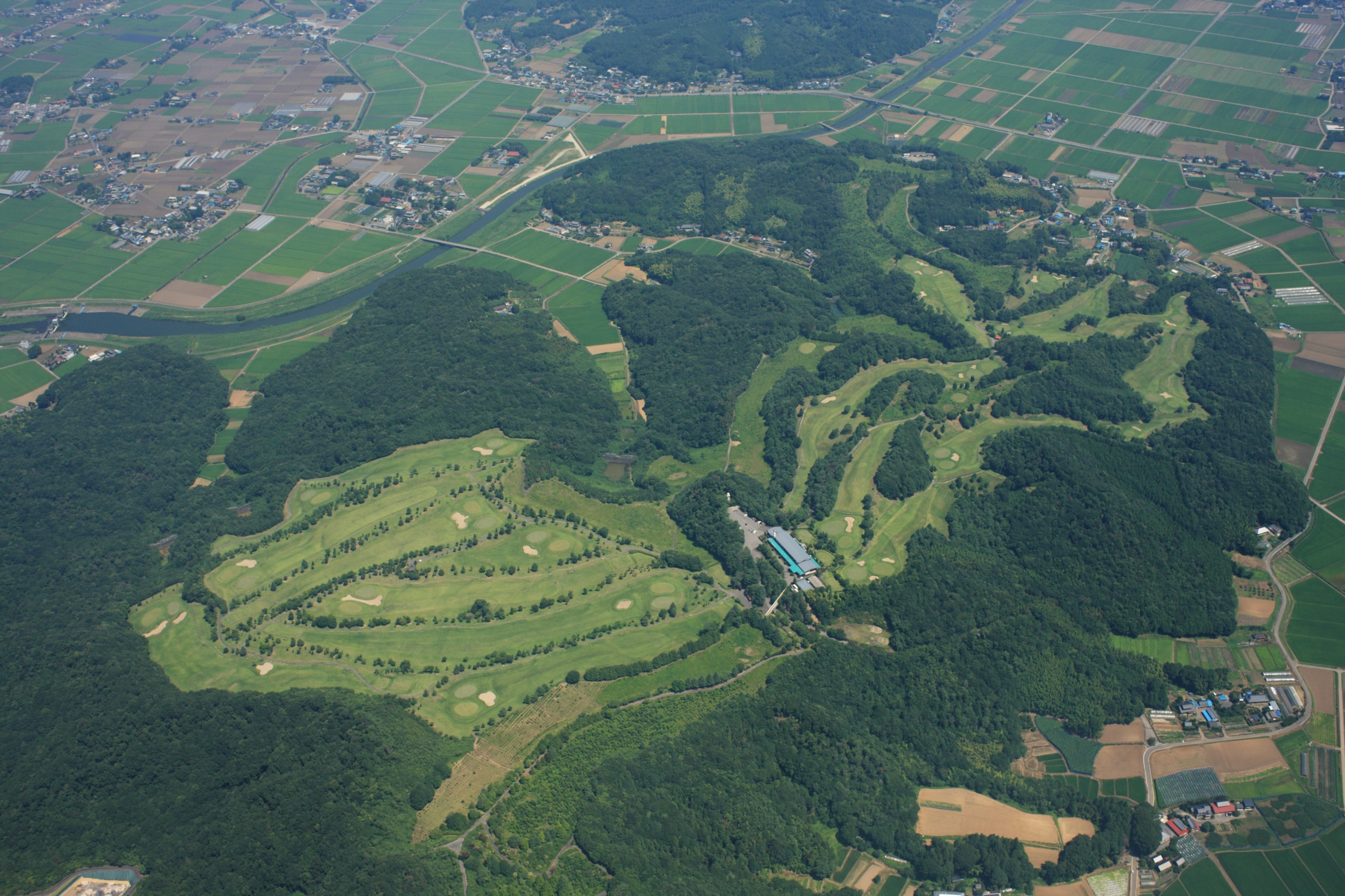 東都栃木カントリー倶楽部 ゴルフコース全景